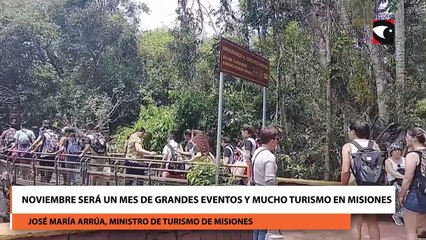 Noviembre será un mes de grandes eventos y mucho turismo en Misiones