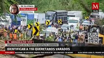Identifican a 118 ciudadanos de Querétaro varados en Guerrero