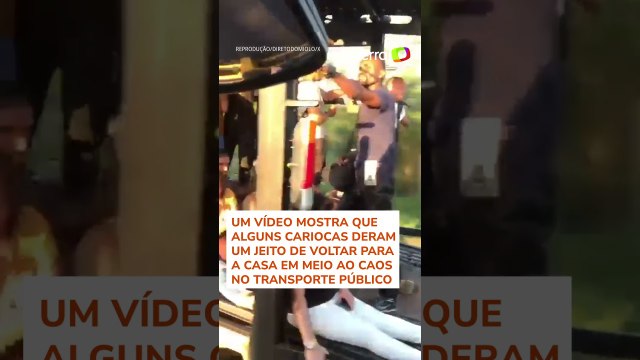 Passageiros são flagrados em caminhão-cegonha após ônibus serem incendiados no RJ