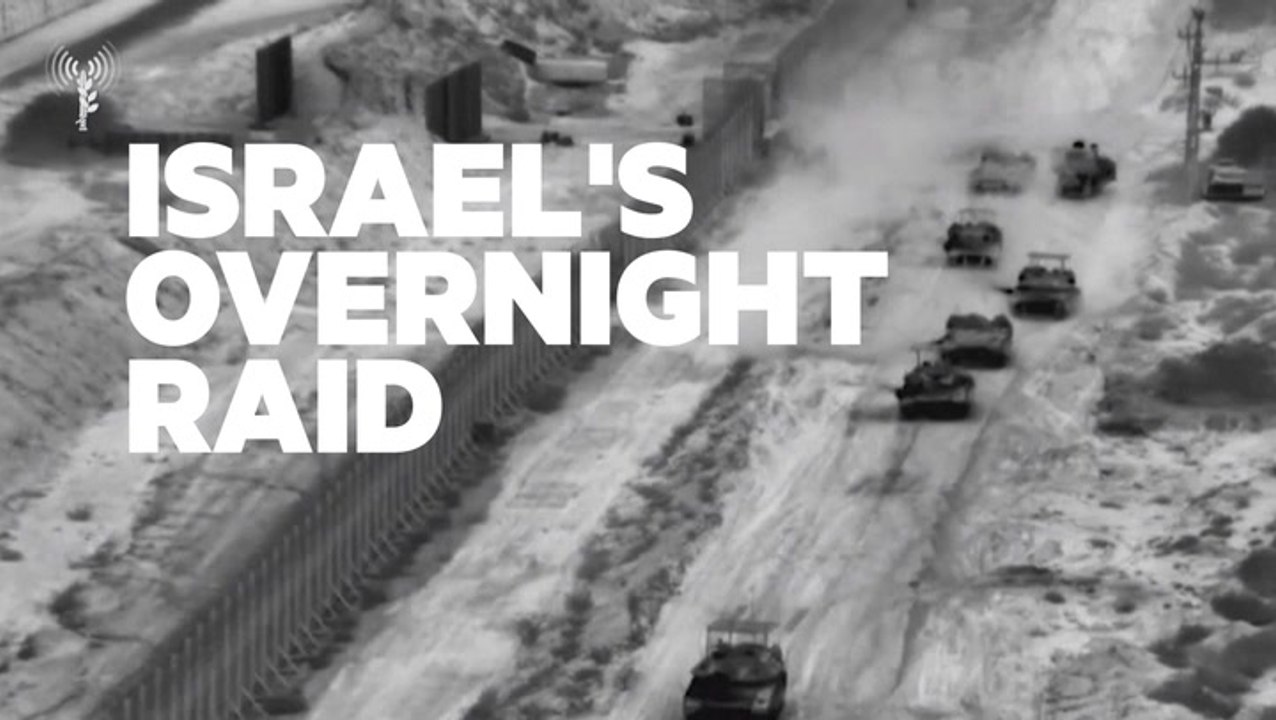 Israel raids Gaza overnight ahead of expected ground battle