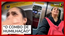 Jovem fica com o cabelo preso em porta de metrô em movimento em SP