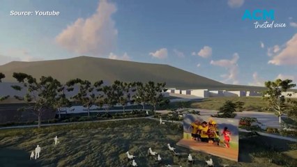 Fly-through of planned UNE campus in Tamworth