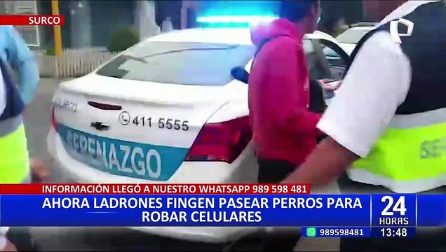Surco: delincuentes se hacen pasar por paseadores de perros para robar a peatones