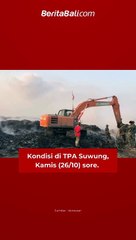 Kondisi di TPA Suwung, Kamis (26/10) sore.