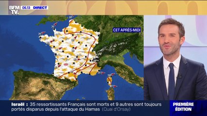 Des nuages et des averses sur tout le pays ce vendredi, sauf sur le pourtour méditerranéen