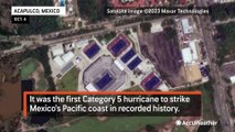 Before-and-after satellite images showcase the destruction of Hurricane Otis