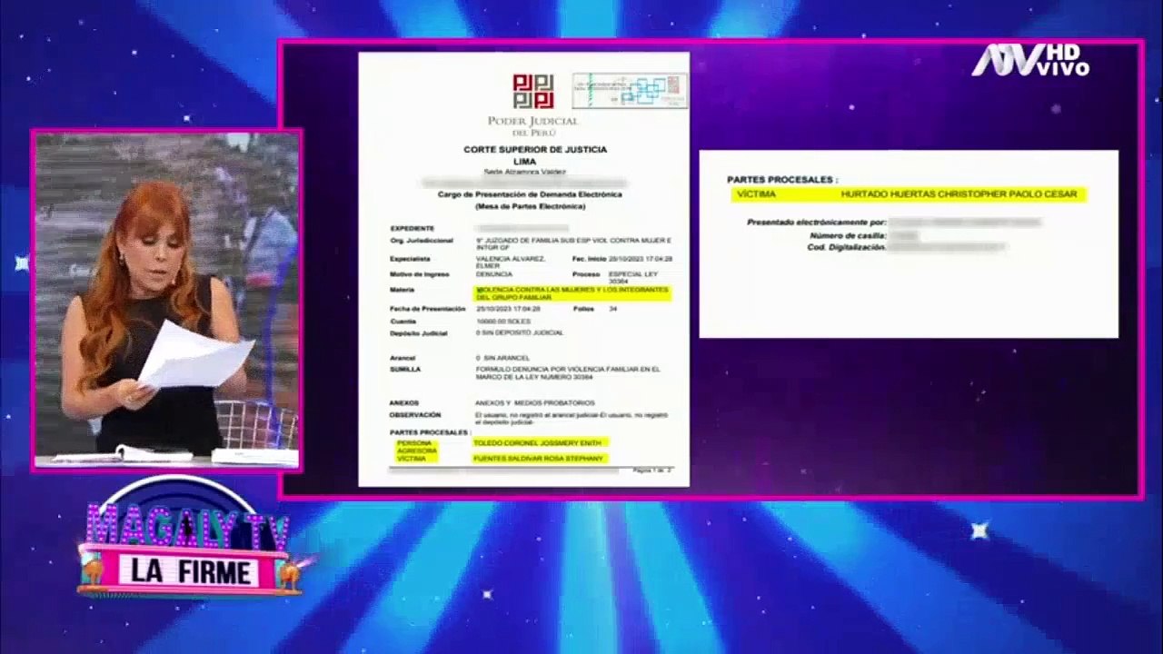 Rosa Fuentes y Paolo Hurtado denuncian a Jossmery Toledo