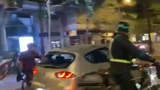 Atropello múltiple en Madrid durante una marcha ciclista (imágenes cedidas a El Español).