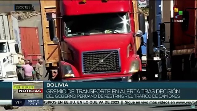 Transportistas bolivianos en alerta ante restricciones del gobierno peruano