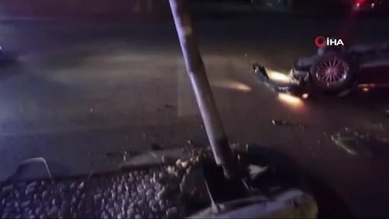 Ankara Sincan'da Tek Taraflı Kaza: 2 Yaralı