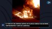 El fuego de una empresa química en Valencia genera evacuaciones, confinamientos y corte de carretera