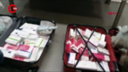 İSTANBUL - SABİHA GÖKÇEN HAVALİMANI'NDA KAÇAK İLAÇ OPERASYONU