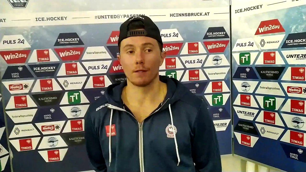 Adam Rockwood (HCI) vor dem Duell mit den Pioneers