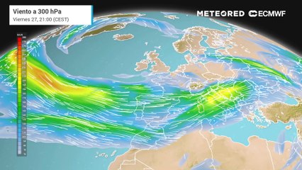 El chorro polar apunta a España en la recta final de la semana