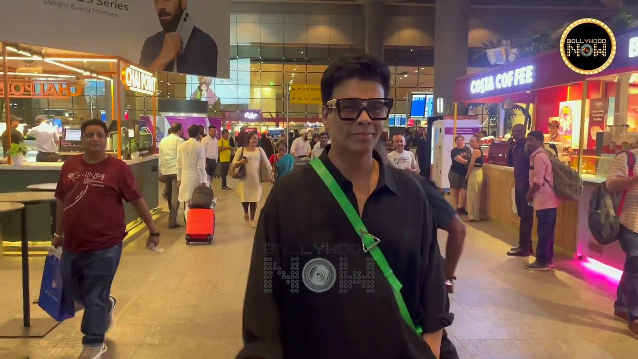 Airport Fashion: Karan Johar and Rhea Chakraborty Arrive In Style