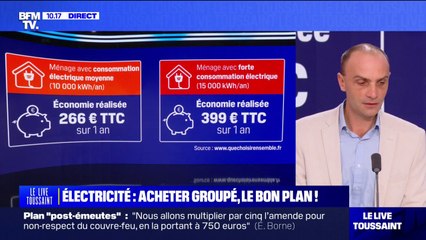 "C'est la force du nombre": Cédric Musso explique l'offre d'achat groupé d'électricité lancée par UFC-Que Choisir