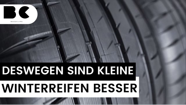 Winterreifen: Deswegen sollten sie möglichst klein sein