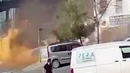 Bağcılar'da iş yerinde patlama