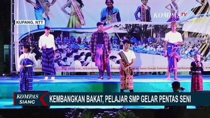 Acara Tahunan Pentas Seni di SMP Katolik ST Yoseph Naikoten di Kupang Sajikan Beragam Kesenian