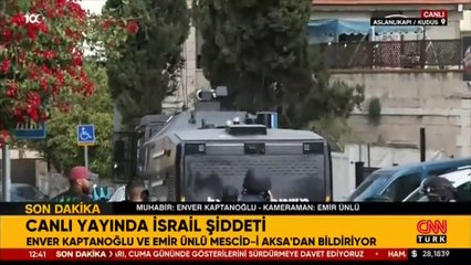 Kudüs’te 3'üncü cuma... İsrail polisi yine müdahale etti