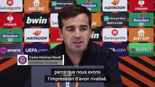 Martinez Novell : Nous méritions peut-être un résultat plus équilibré, mais c'est le haut niveau