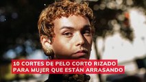 10 cortes de pelo corto rizado para mujer que están arrasando