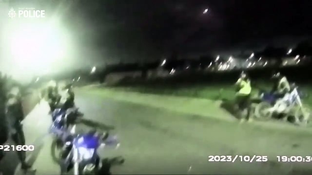 Yorkshire crime: Fireworks thrown at police officers recovering stolen scooter
