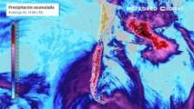 Sistema frontal avanza como temporal desde el sur de Chile