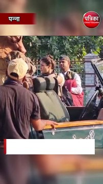 पन्ना टाइगर रिजर्व पहुंची रवीना टंडन