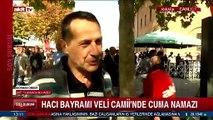 Hacı Bayram Veli Camii'nde cuma namazı