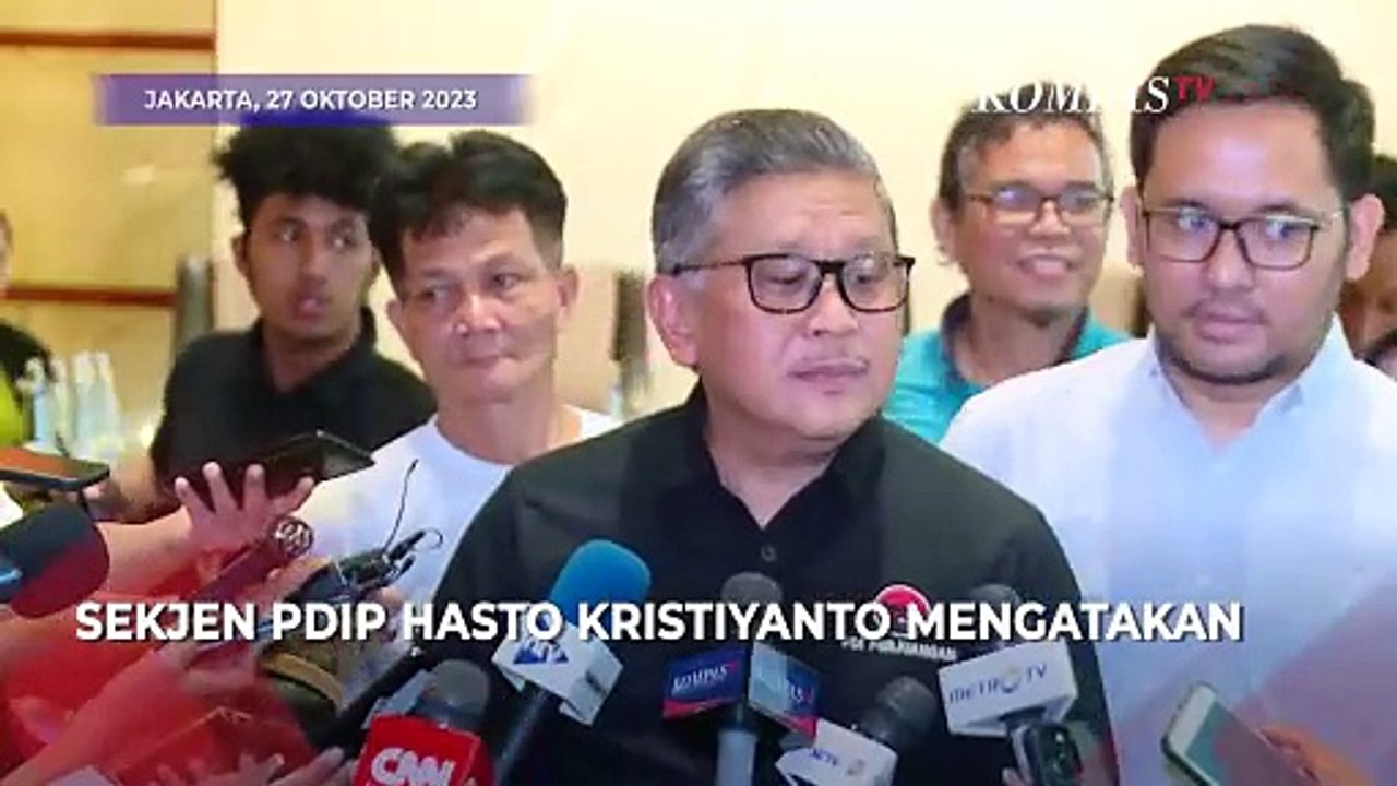 Momen Hasto Bilang Gibran Sudah Pamit dari PDIP