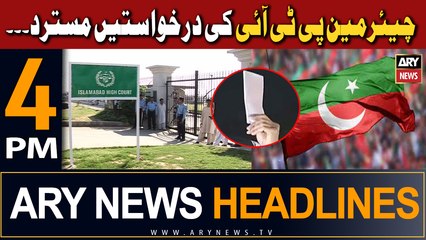 ARY News 4 PM Headlines 27th October 2023 | PTI Chief ki darkhwaste mustarid!
