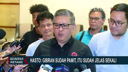 Soal Pindah dari PDIP ke Golkar, Hasto: Gibran Sudah Pamit, itu Sudah Jelas Sekali