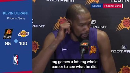 LeBron is a 'barometer' for greatness in the NBA - Durant