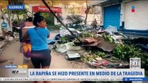 Saqueadores aprovechan la tragedia del huracán Otis en Acapulco