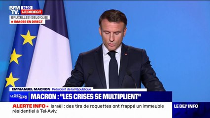 Israël/Hamas: Emmanuel Macron évoque "un débat utile" lors du Conseil européen à Bruxelles