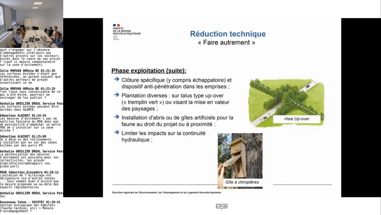 Webinaire espèces protégées du 17 octobre 2023 - DREAL Nouvelle-Aquitaine