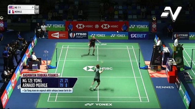 Ng Tze Yong ke separuh akhir selepas Kunlavurt Vitidsarn tarik diri di Terbuka Perancis