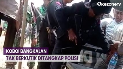 Bawa Senpi dan Pisau, Koboi Bangkalan Tak Berkutik Ditangkap Polisi