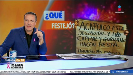 Alcaldesa de Chilpancingo celebra su informe de gobierno pese a la tragedia por Otis