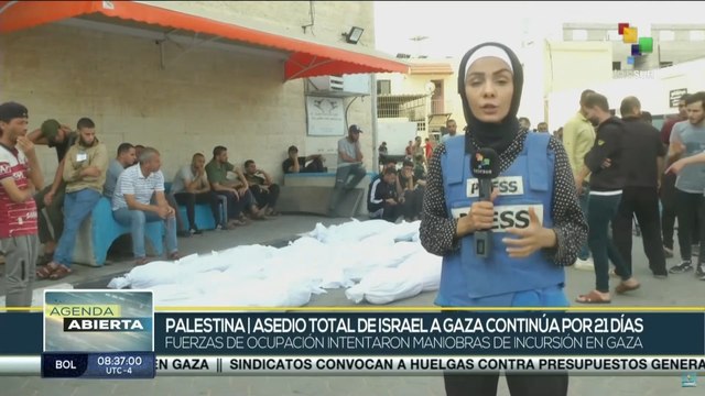 Fuerzas de ocupación israelíes intensifican ataques en el norte y sur de la Franja de Gaza