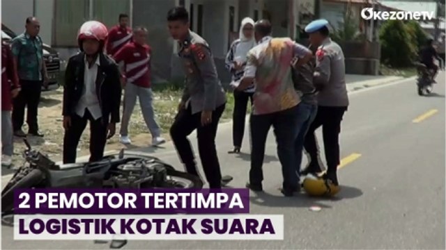 2 Pemotor Tertimpa Logistik Kotak Suara saat Proses Bongkar Muat di Pasaman