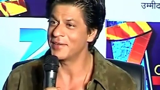 Shahrukh Khan and Deepika Padukone at Zee Cine Awards press meet