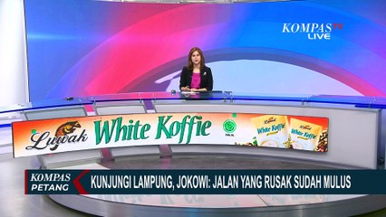 Kunjungi Lampung, Jokowi: Jalan yang Rusak Sudah Mulus