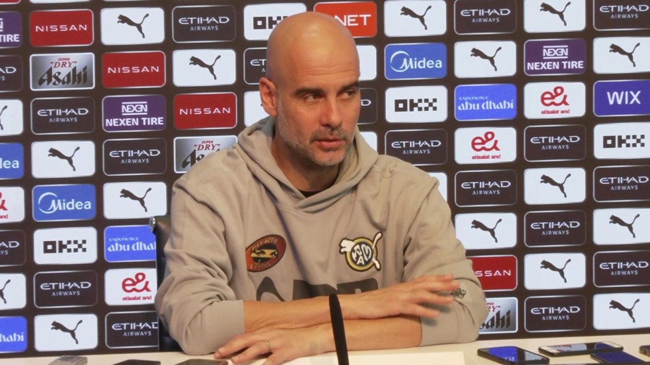 Utd are Premier League title rivals - Guardiola ahead of Manchester derby  (Full Presser) - video Dailymotion