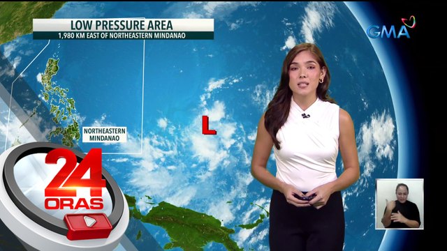 LPA sa labas ng PAR, posibleng pumasok sa PAR sa Linggo ng gabi o Lunes ng umaga - Weather update today (October 27, 2023) | 24 Oras