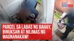 Parcel sa labas ng bahay, binuksan at nilimas ng magnanakaw! | GMA Integrated Newsfeed