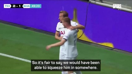 Download Video: Postecoglou jokes about 'squeezing' Kane into his Spurs team