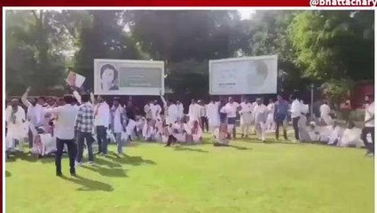 कामां: मंत्री खान के समर्थन में हजारों कार्यकर्ता पहुंचे दिल्‍ली, रखी यह मांग..