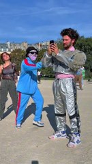 Nouvelle danse avec Wiizmane dans le jardin des tuileries